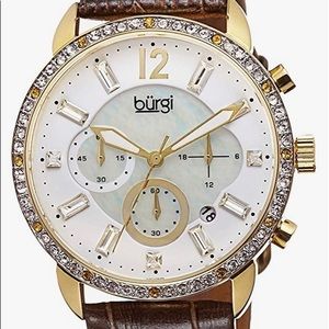 BURGI Chronograph Multifunction Women's Watch